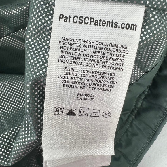 Columbia Omni-Heat Women Size Small Green Mighty Lite Hooded Puffer Jacket - Picture 6 of 11